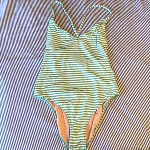 - J. Crew Playa X-back One Piece-size M